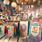 Bolsas de papel baratas personalizadas para tiendas LH Graficos