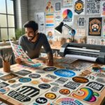 Adhesivos personalizados impresos en imprenta LH Graficos