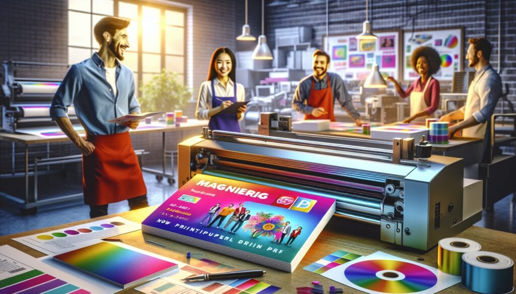 Impresión en Madrid tarjeta imantada imanes personalizados impresos en imprenta lh graficos